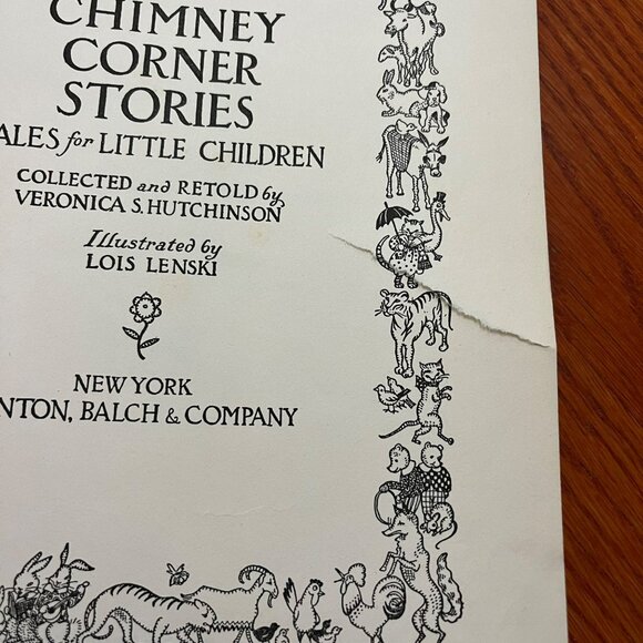 Vintage 1925 Chimney Corner Stories VS Hutchinson - Picture 3 of 10